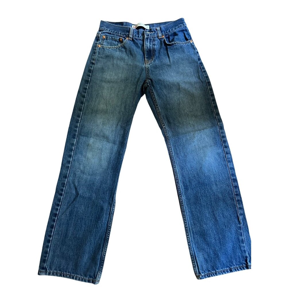 Levis 550 Mens Blue Denim Jeans 18 Slim 27x29 Straight Fit Classic Style - Picture 5 of 8